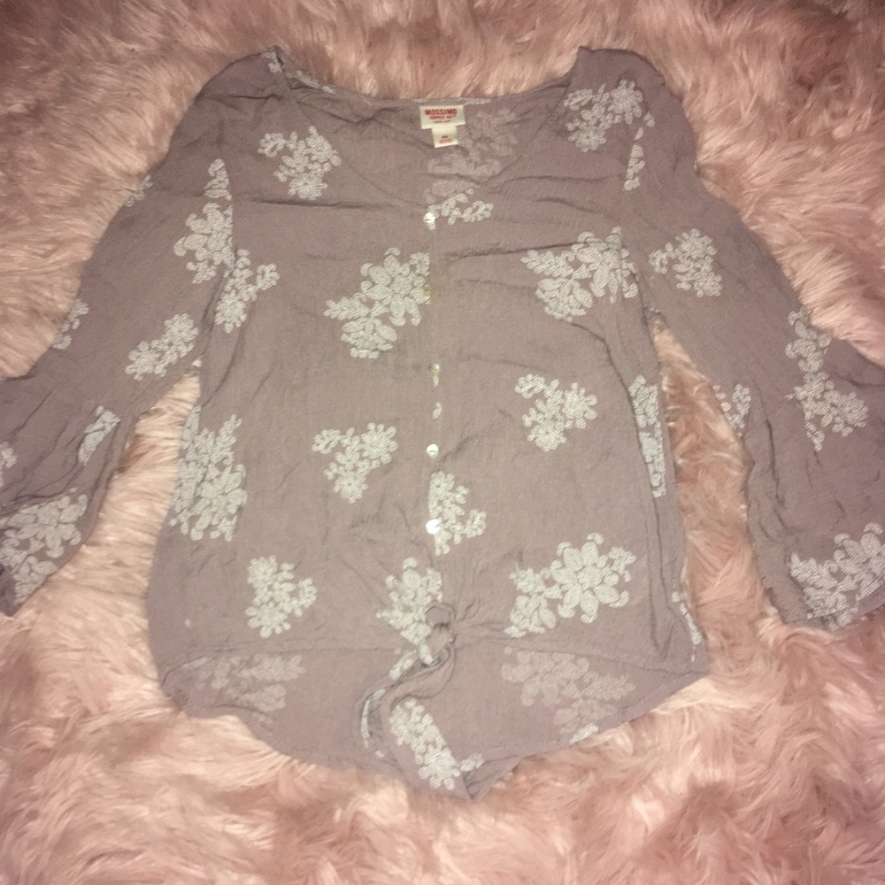 Floral purple top (Target)
